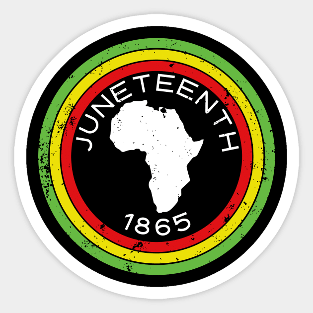 Juneteenth Sticker by Bobtees